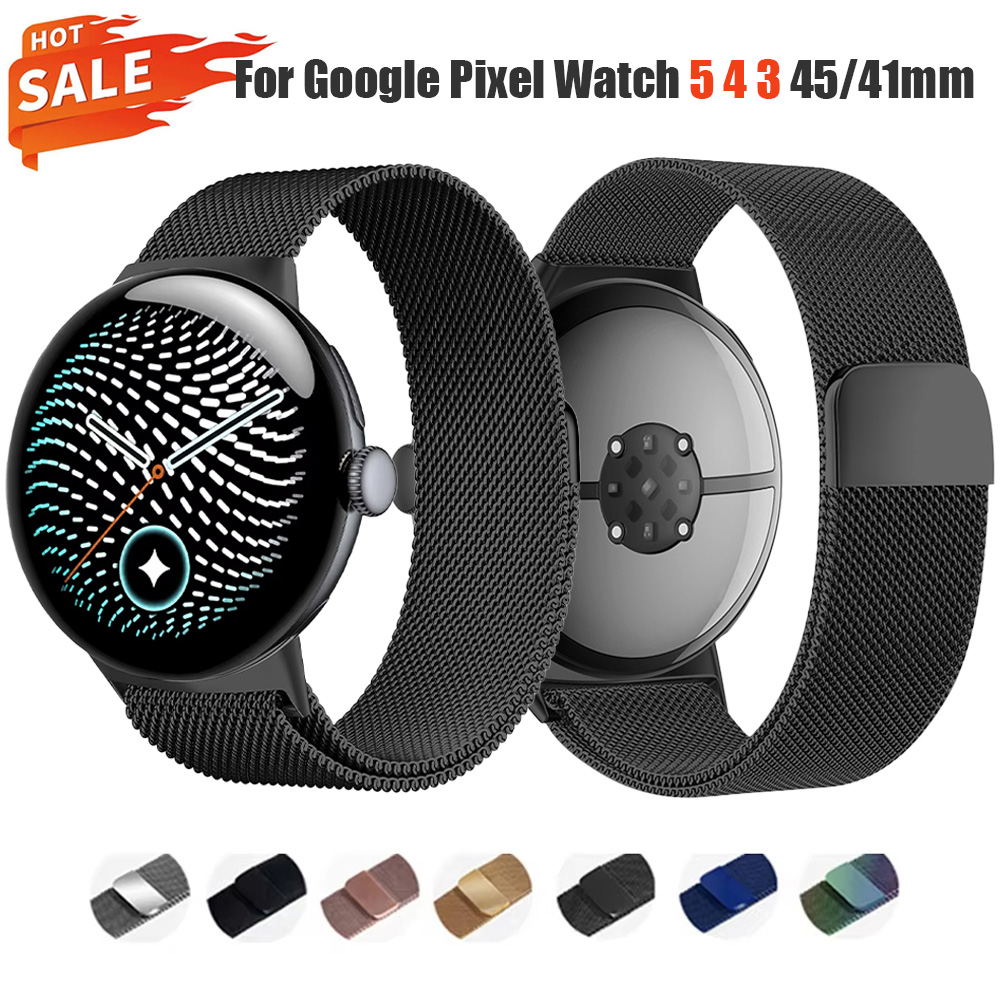 Milanese Loop Magnetic - สายนาฬิกาแบบมิลานีสสำหรับ Google Pixel Watch 5 ขนาด