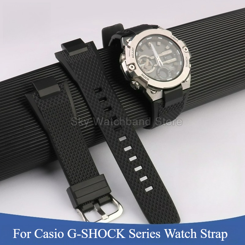Citizen Watch Promaster - สายนาฬิกา Casio G-SHOCK GST-B400 แบบเรซิ่นนิ่ม ขนาด