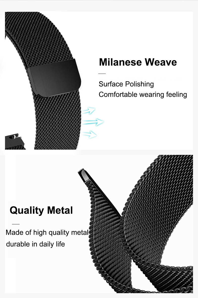 สายนาฬิกาแบบมิลานีสสำหรับ Huaw - Milanese Loop Magnetic บทวิจารณ์และราคา