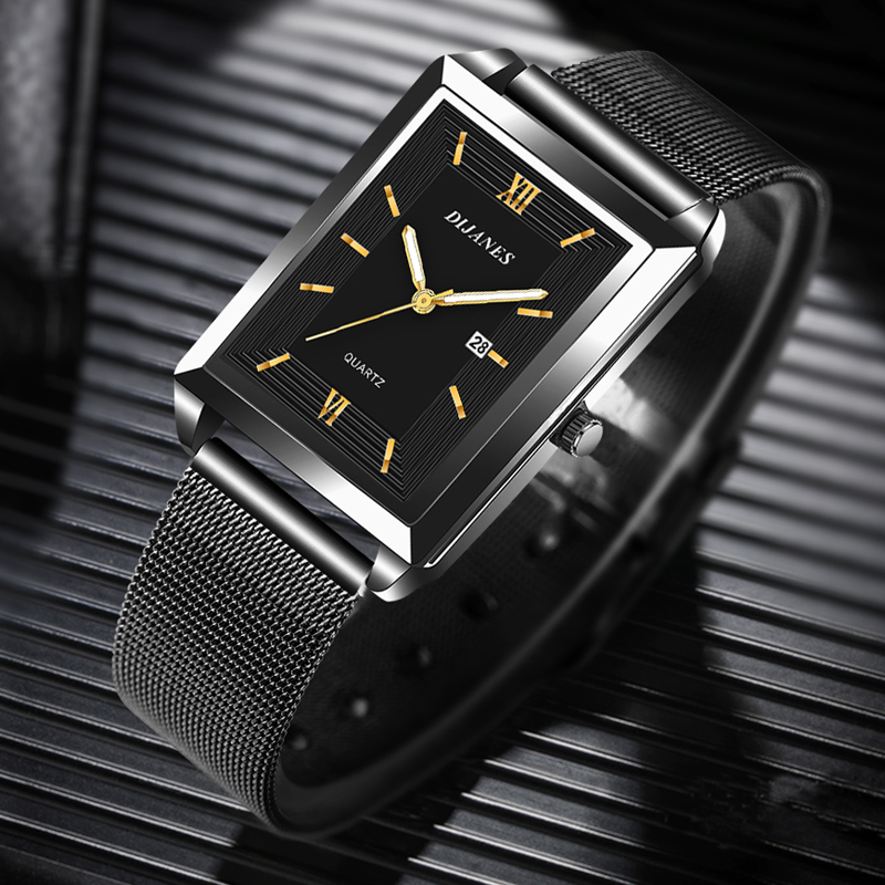 ผู้ชายปฏิทินวันที่ Sport & Lei - Leather Watch Band Men บทวิจารณ์และราคา