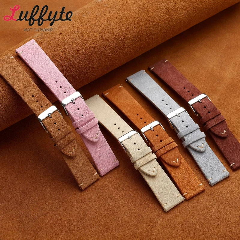 Vintage Suede นาฬิกาหนังแท้สาย - Suede Strap Watch บทวิจารณ์และราคา