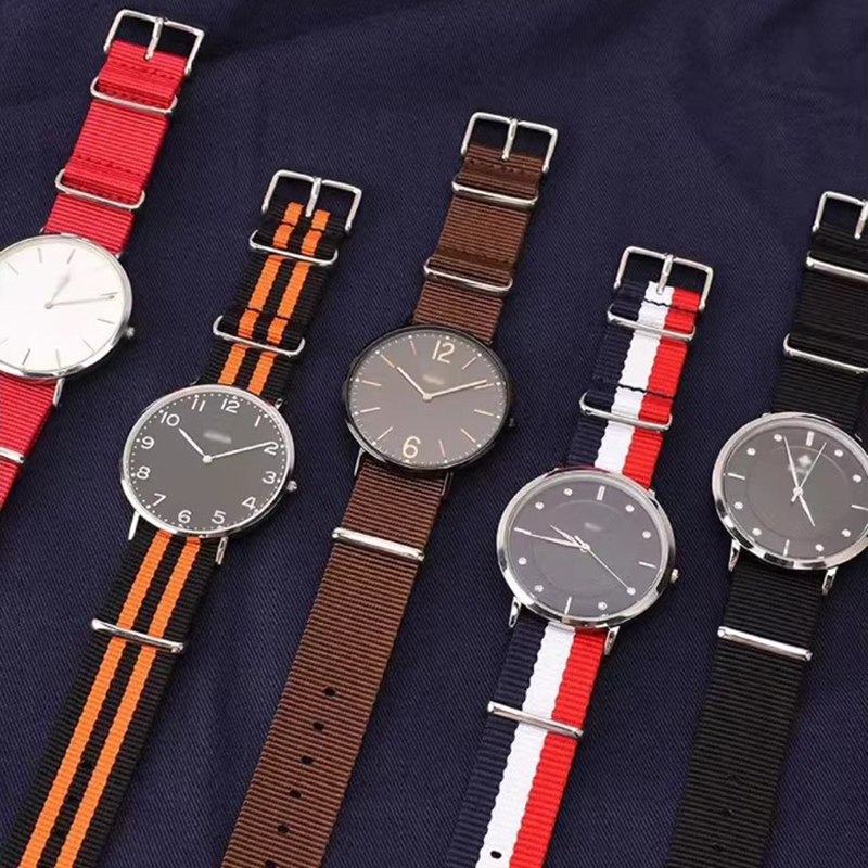 สายนาฬิกาไนลอนสายนาฬิกา18/20/2 - Canvas Strap Watch บทวิจารณ์และราคา