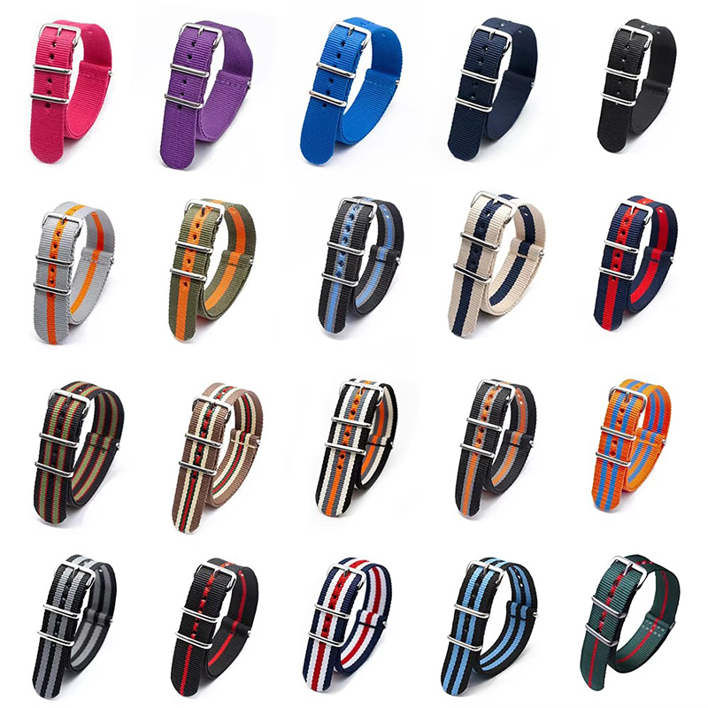 สายนาฬิกาไนลอนสายนาฬิกา18/20/2 - Canvas Strap Watch บทวิจารณ์และราคา