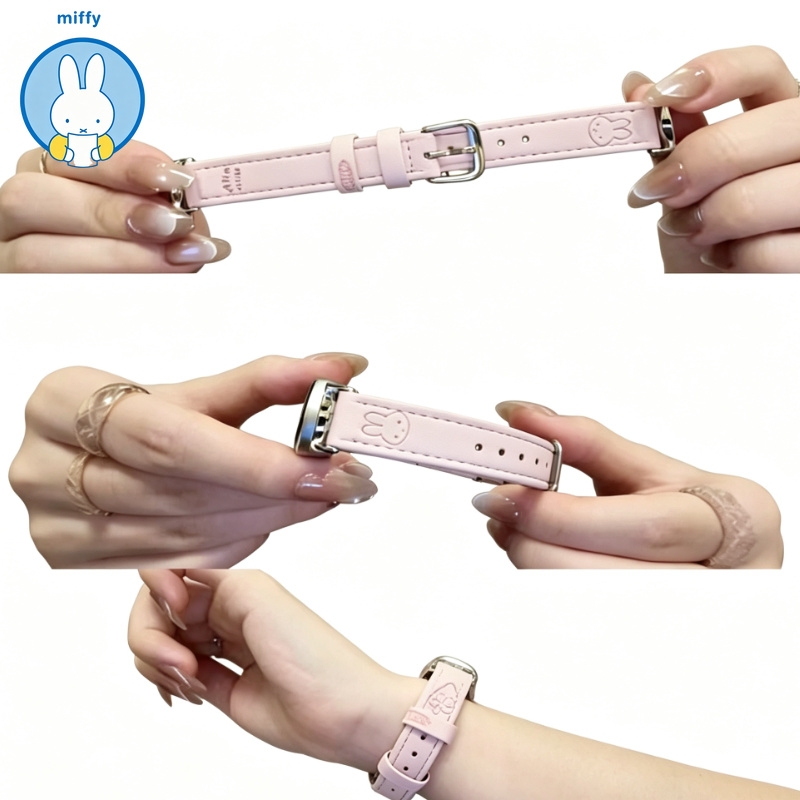 สายนาฬิกาข้อมือแบบบาง ทำจากหนั - Suede Strap Watch บทวิจารณ์และราคา