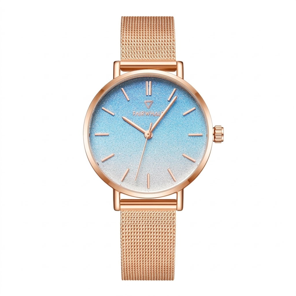 นาฬิกาข้อมือควอตซ์สำหรับผู้หญิ - Mesh Strap Metal บทวิจารณ์และราคา