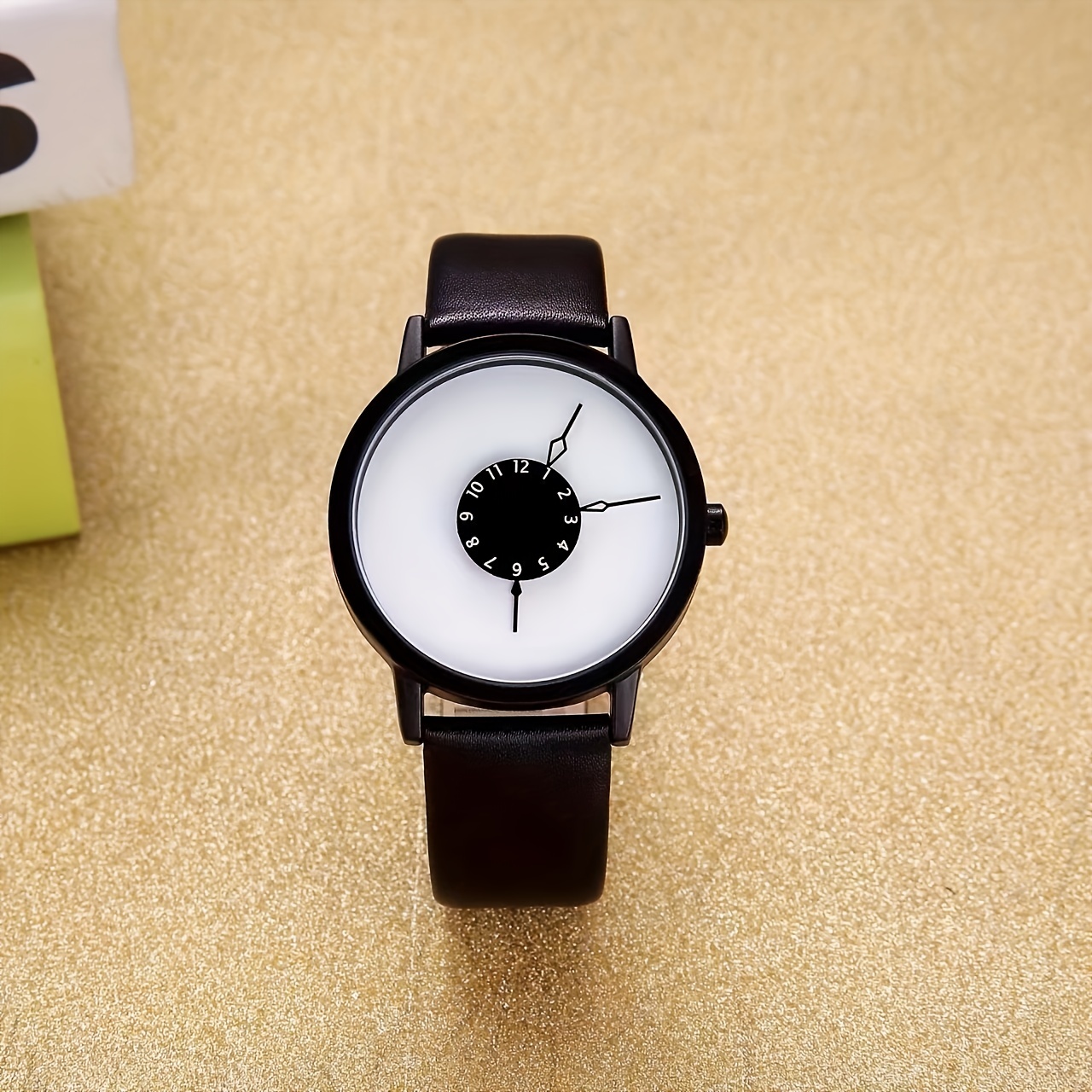 1ชิ้นนาฬิกาเทคโนโลยีสีดำแนวคิด - Canvas Strap Watch บทวิจารณ์และราคา