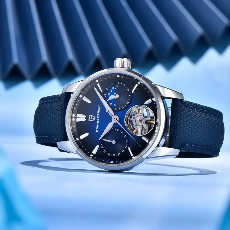 นาฬิกาข้อมือผู้ชายหรูหรา ระบบอ - Canvas Strap Watch บทวิจารณ์และราคา