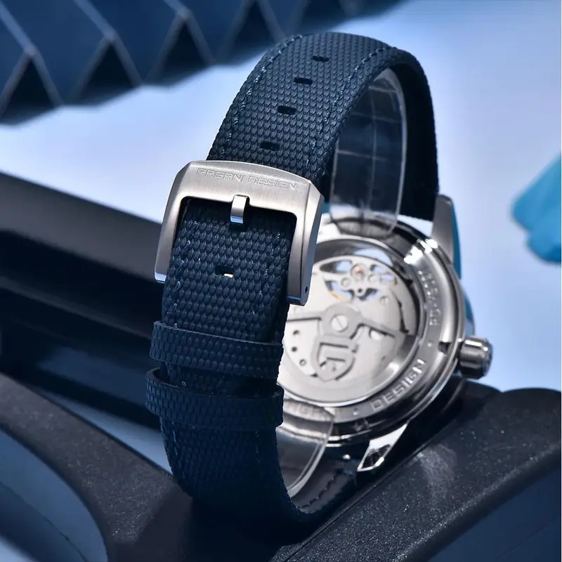 นาฬิกาข้อมือผู้ชายหรูหรา ระบบอ - Canvas Strap Watch บทวิจารณ์และราคา