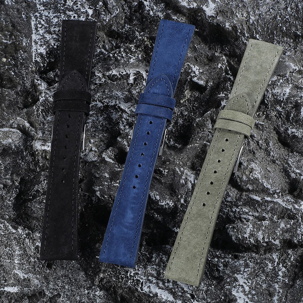 สายนาฬิกาหนังกลับคุณภาพดี 18 ม - Suede Strap Watch บทวิจารณ์และราคา