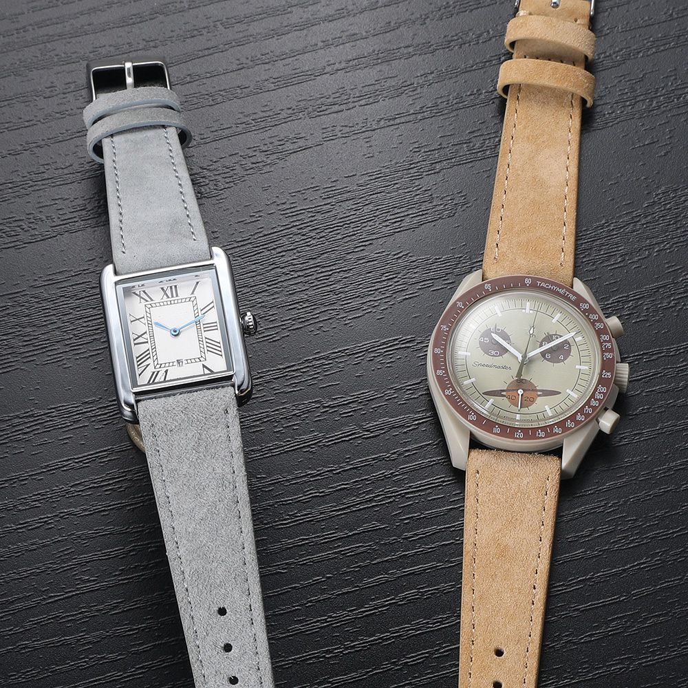 สายนาฬิกาหนังกลับคุณภาพดี 18 ม - Suede Strap Watch บทวิจารณ์และราคา