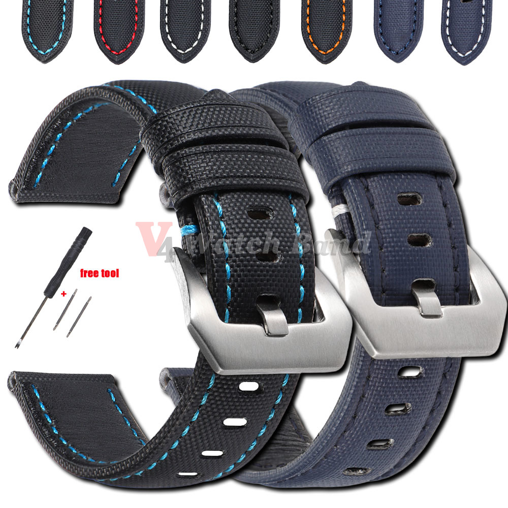 สายนาฬิกาผ้าไนลอน 20 มม. 22 มม - Canvas Strap Watch บทวิจารณ์และราคา