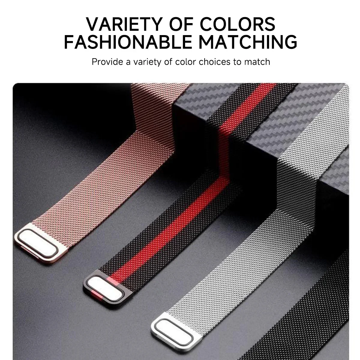 สายคล้องโลหะสําหรับ Fitbit Ver - Milanese Loop Magnetic บทวิจารณ์และราคา