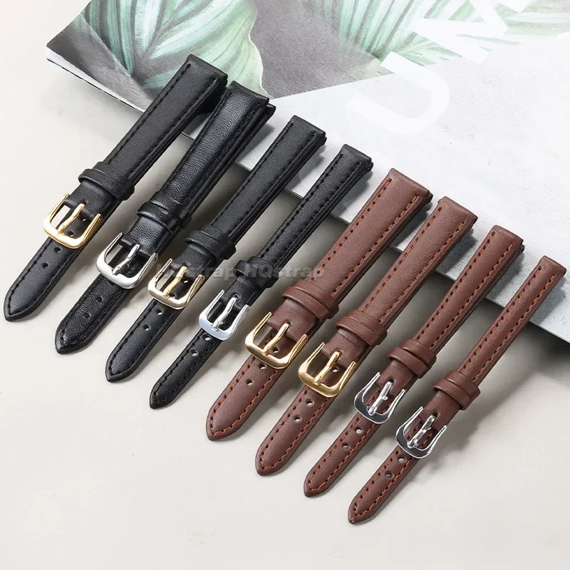 สายหนัง PU 10mm 12mm 14mm 16mm - Suede Strap Watch บทวิจารณ์และราคา