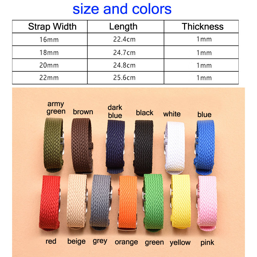 No-Hole PL ไนลอนสายนาฬิกาข้อมื - Canvas Strap Watch บทวิจารณ์และราคา